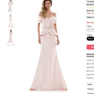 Formal Blush Dress, Wedding Guest